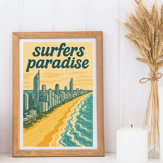 Surfers Paradise Print