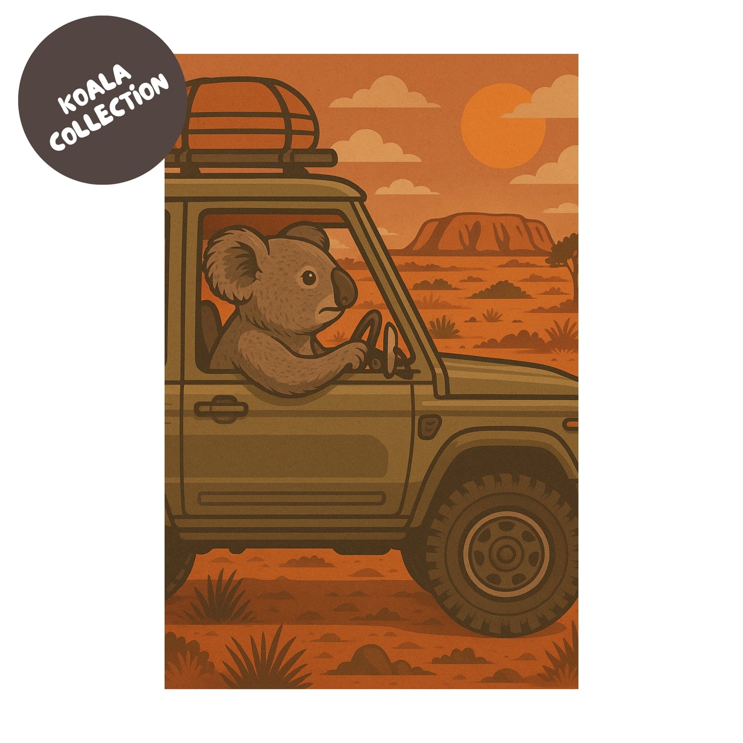 Koala Travel Print