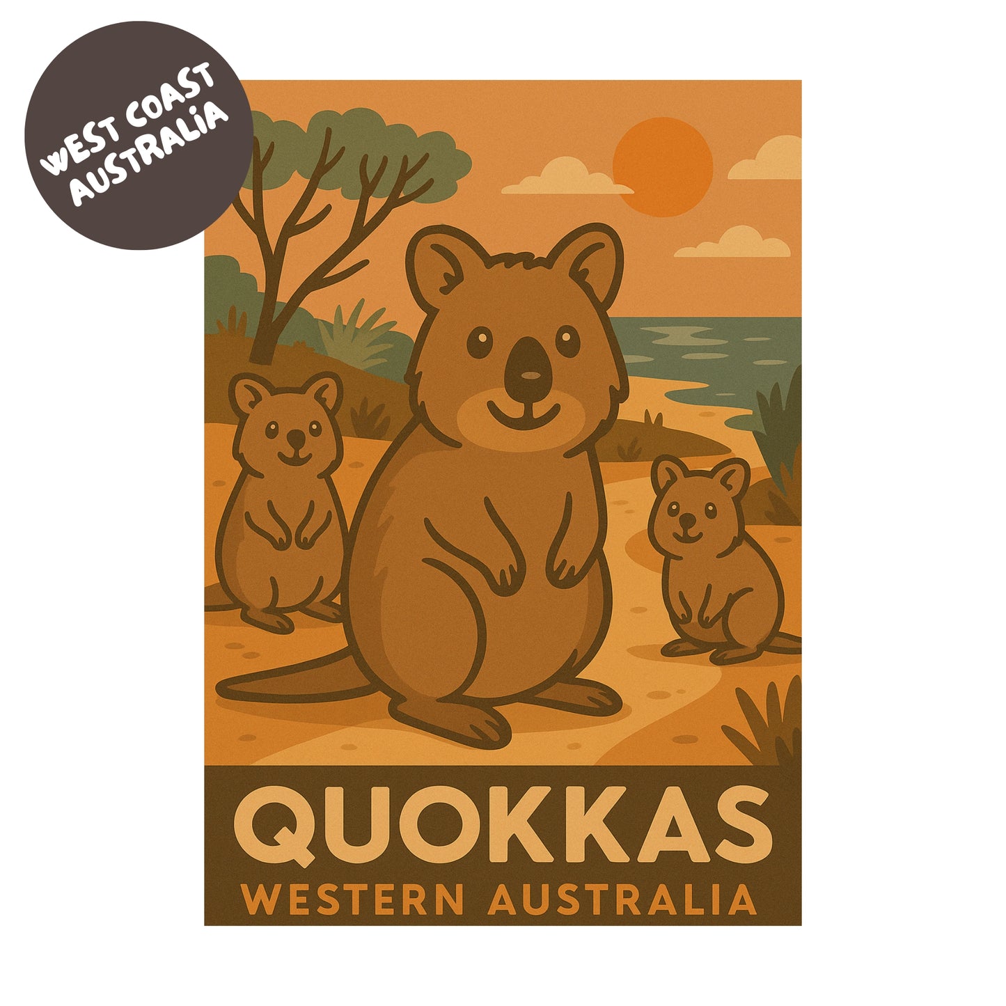 Quokkas Print