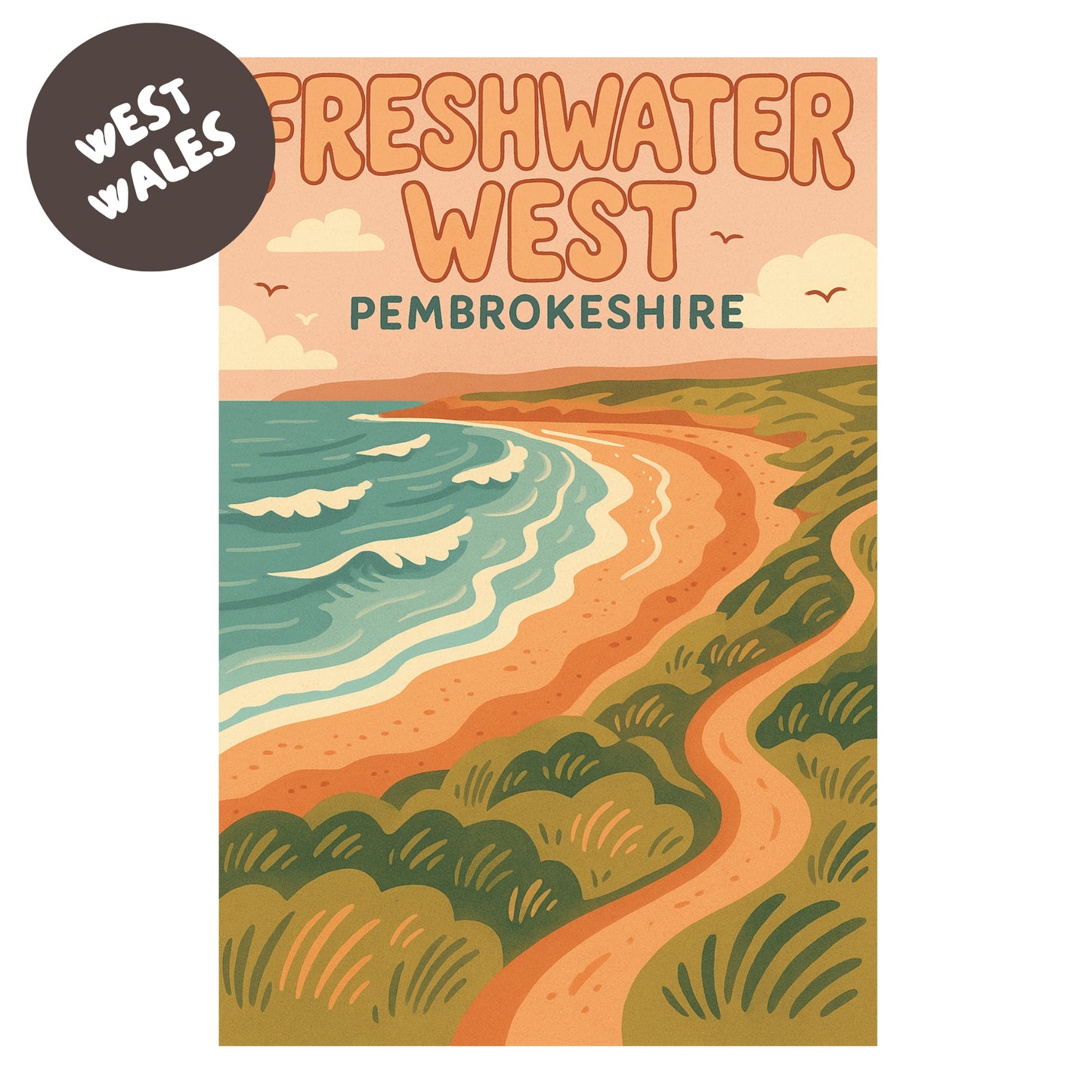 Freshwater West Print