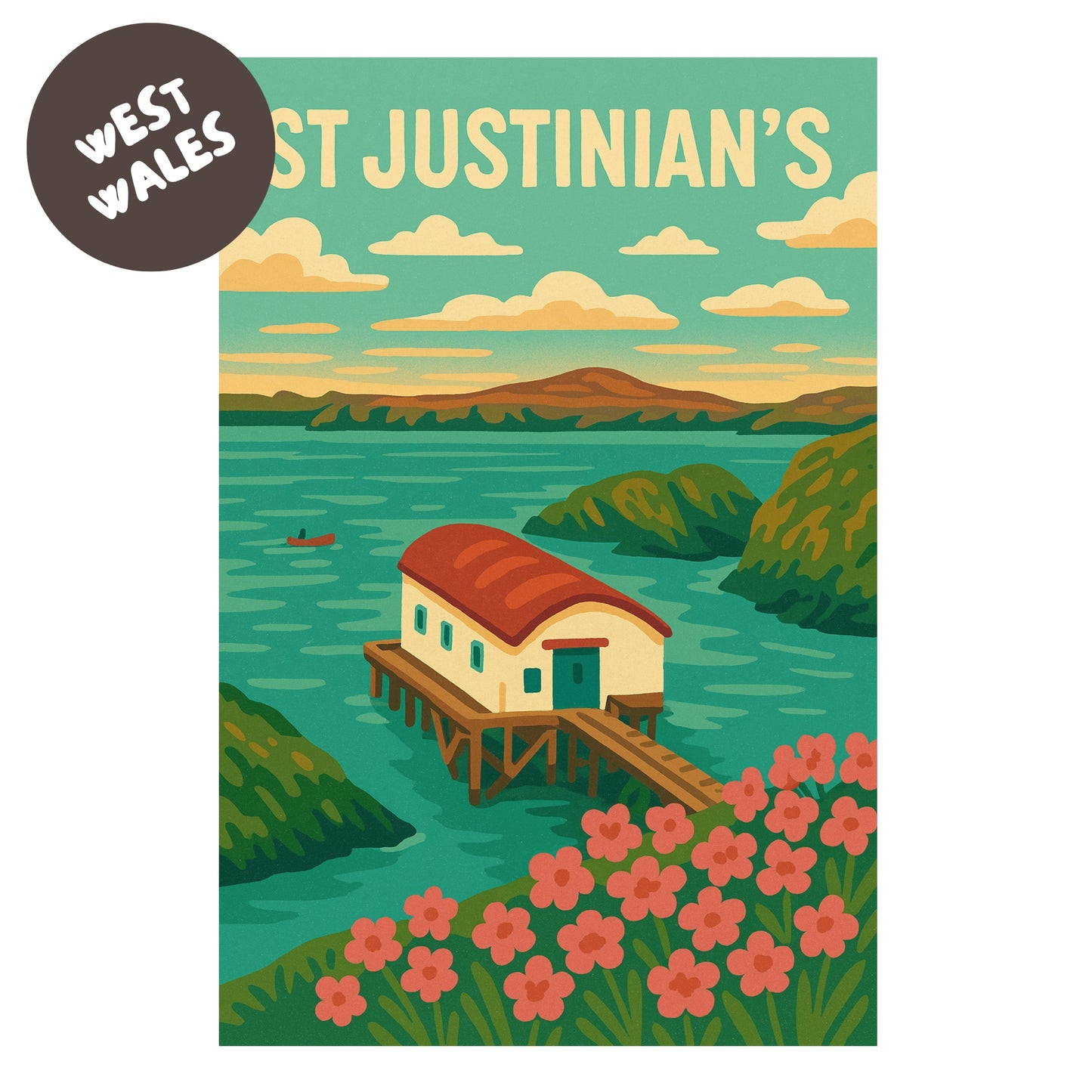 St Justinians Print