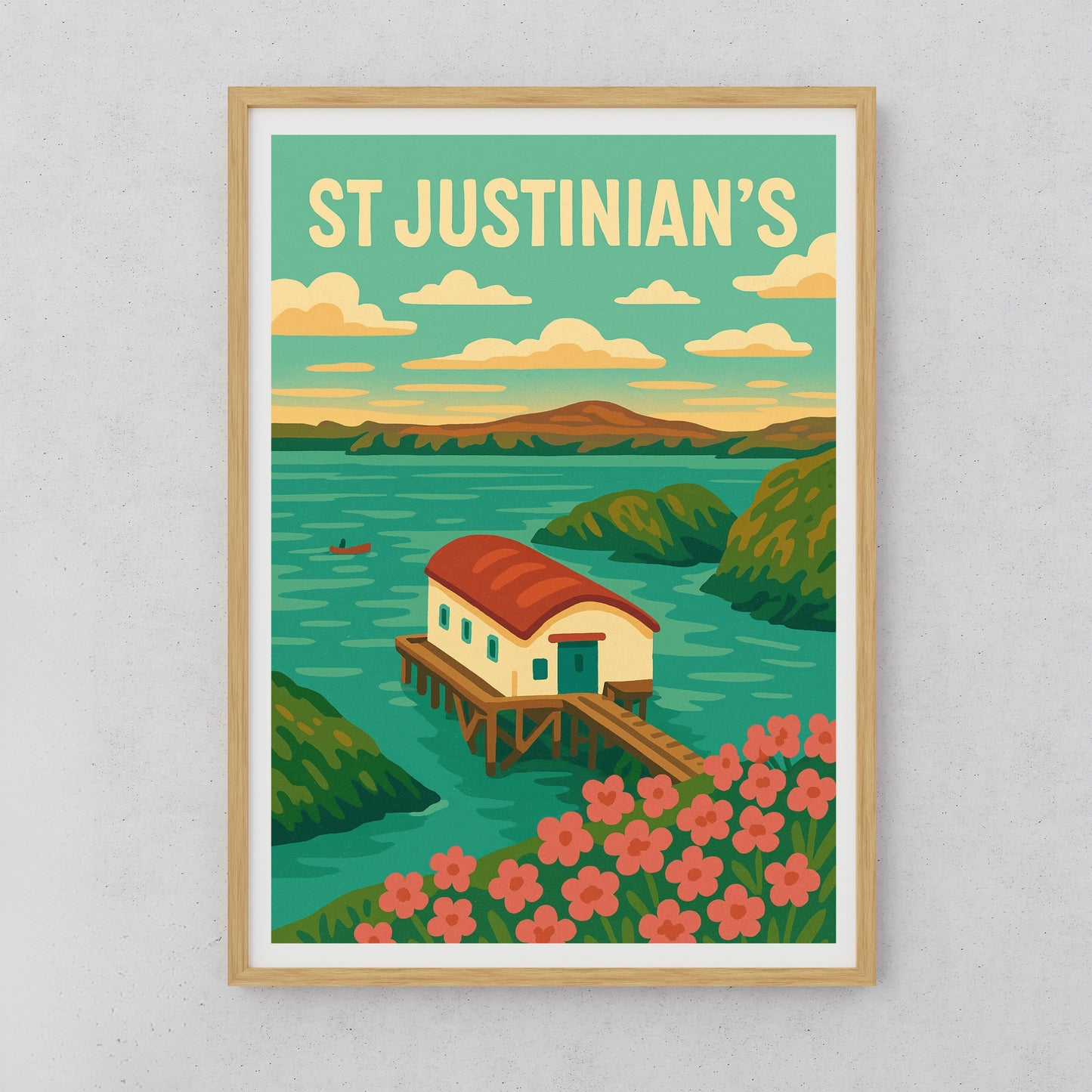St Justinians Print
