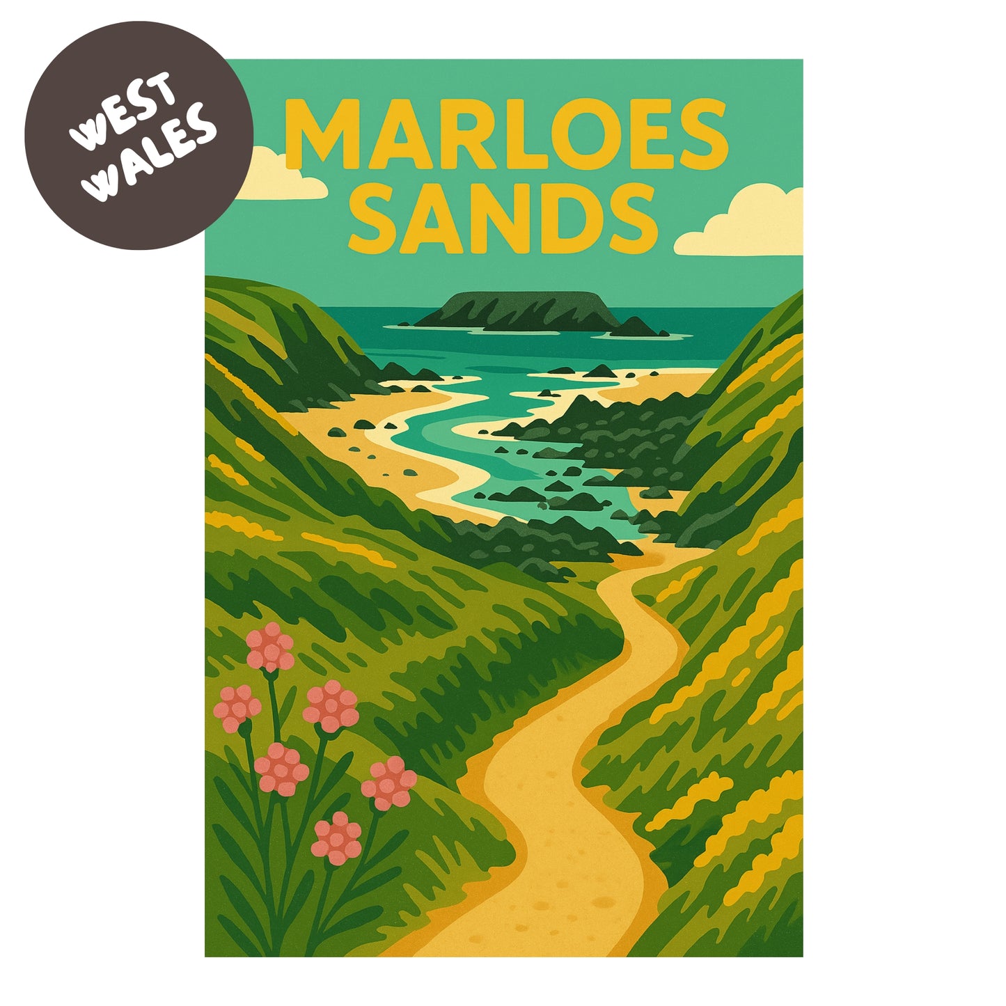 Marloes Sands Print
