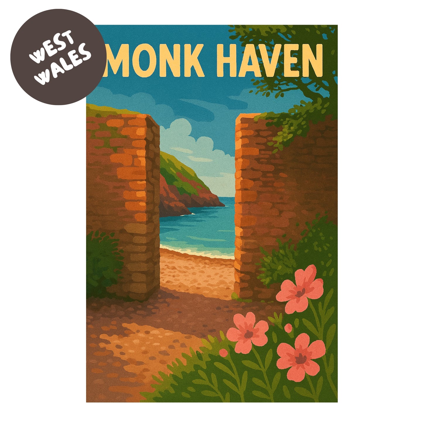 Monk Haven Print