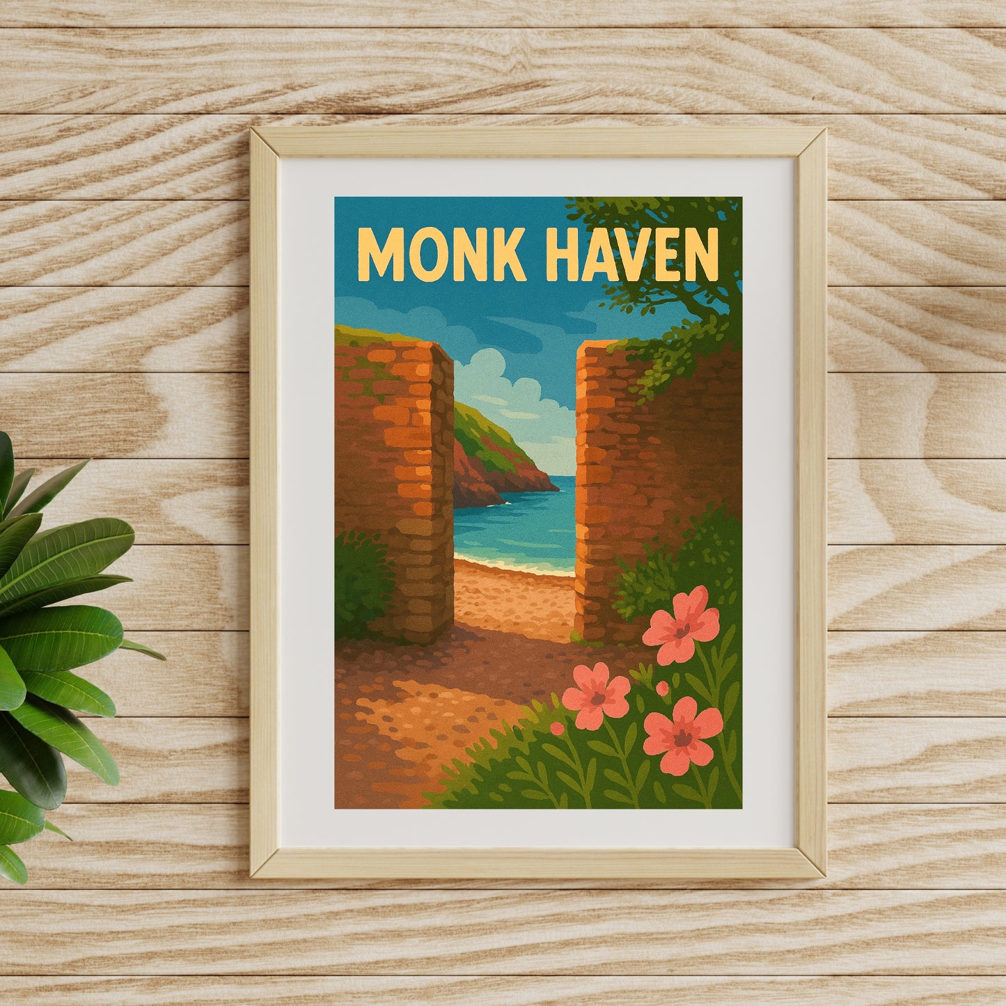 Monk Haven Print