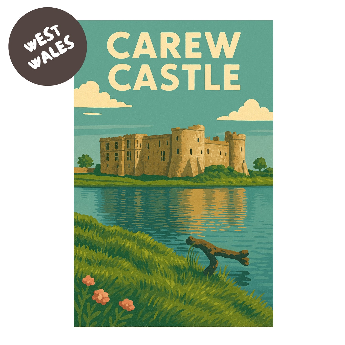 Carew Castle Print