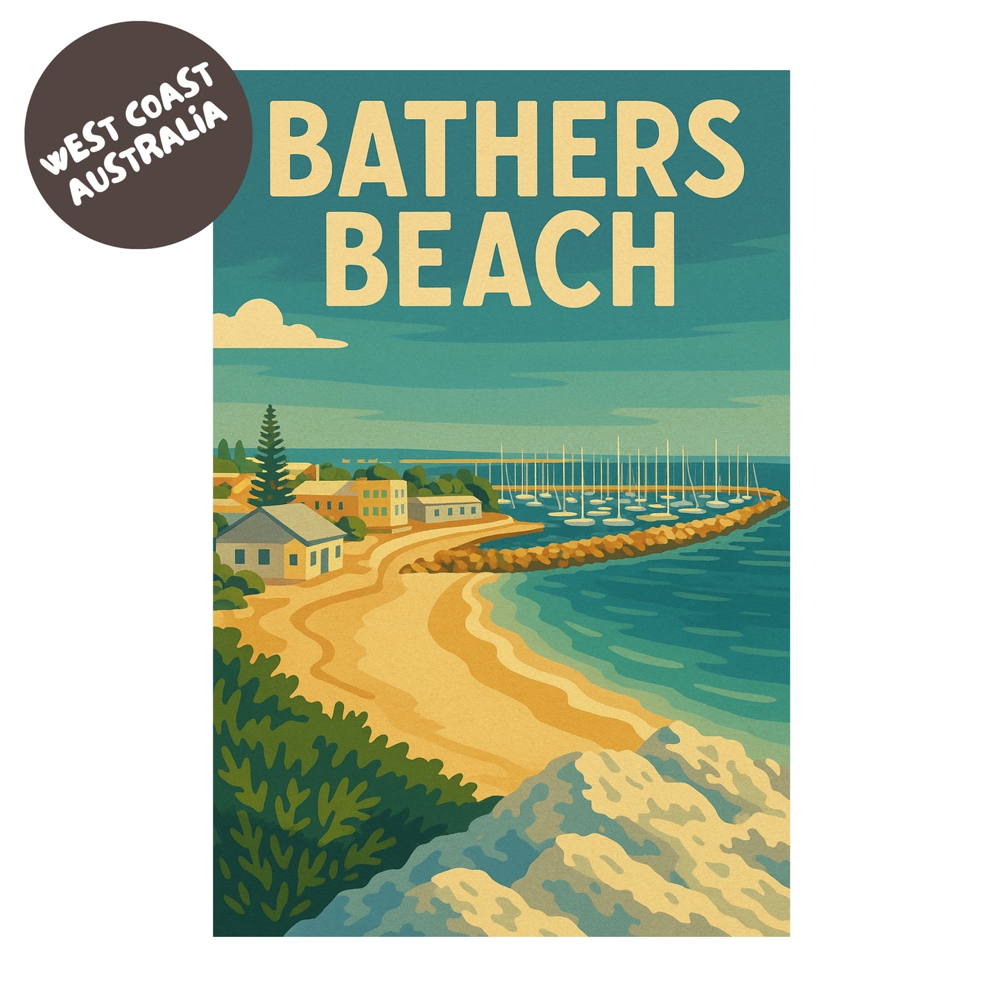 Bathers Bay Print